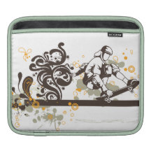 Stads- skater   Rickshawsleeve iPad Sleeve