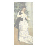 Stadsdans vid Renoir, vintageImpressionismkonst Rackkort Mallar