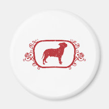 Staffordshire tjurTerrier Magneter För Kylskåp