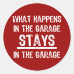 Stag i garageklistermärken