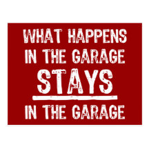 Stag i garagevykortet