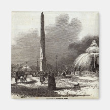 Ställe de la Concorde, Paris Kylskåpsnagnet