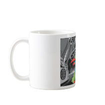 Stålman som är utsatt till Kryptonite Kaffe Koppar