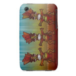 Stam- afrikansk dans iPhone 3 Case-Mate cases