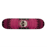 Stam- Fractaldesign för gotisk skalle: Skateboard 