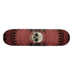 Stam- Fractaldesign för gotisk skalle: Skateboard 