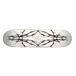 Stam- hjortskalletatuering - svart skateboard