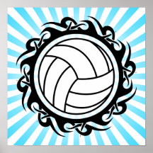 stam- volleyboll affisch