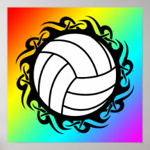 stam- volleyboll print
