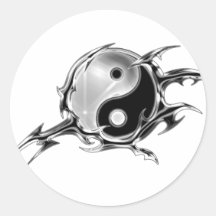 Stam- Yin Yang Klistermärken