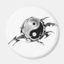 Stam- Yin Yang Magneter För Kylskåp