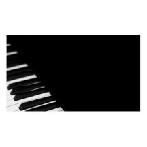 Stämmare för pianoPlayer/piano Visitkort Mall