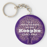 Stamträd "stolt medlem" Keychain Nyckel Ringar