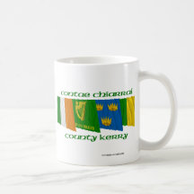 Ståndsmässig Kerry flaggor Kaffe Mugg