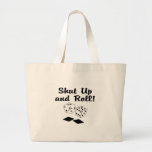 Stäng upp och rulla tärning 2 tote bag