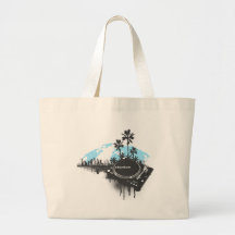 Stanton Miami - diskjockey för DJ-Turntablemusik Tote Bags