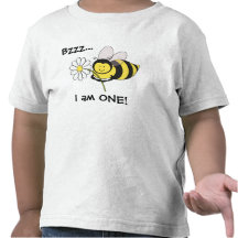 Stappla den första födelsedagskjortan för biet t-shirt