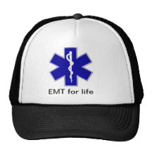 star_of_life EMT för liv Trucker Keps