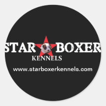 Starboxer klistermärkear