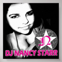 STARR-AFFISCH FÖR DJ NANCY