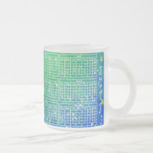 Starry mugg för 2011 kalender för himmlar "osynlig