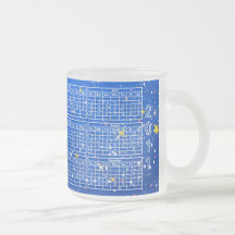 Starry mugg för 2011 kalender för himmlar "osynlig
