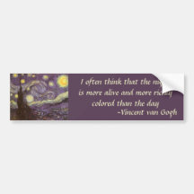 Starry natt av Vincent Van Gogh Bildekaler