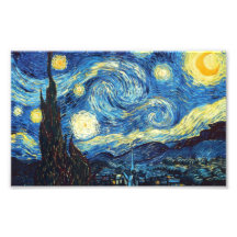 Starry natt - Van Gogh Fotontryck