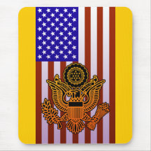 Stars and Stripes & Seal マウスパッド