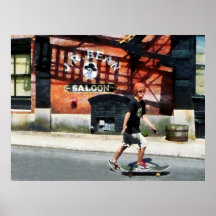 START UNDER $20 - Skateboarder i Bristol RI Print