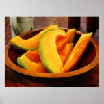 START UNDER $20 - skivor av cantaloupen Print
