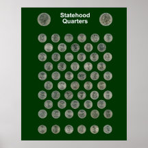 Statehooden inkvarterar affischen -- Mörk - grönt