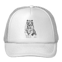 Stately vittigerhatt baseball hat