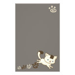 Stationär Onigiri kattFrolic (bruntet) Brevpapper