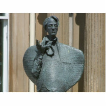 Staty av Yeats i Sligo Photo Cut Out