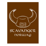 Stavanger norgeViking hatt Vykort