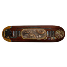 Steampunk - abstrakt - Time försvåras Skateboard Deck