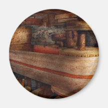 Steampunk - bälten - old school är bäst magnet för kylskåp