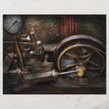 Steampunk - contraptionen flyg blad