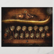 Steampunk - ersättningmekanism flygblad