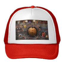 Steampunk - informationsöverbelastning trucker keps