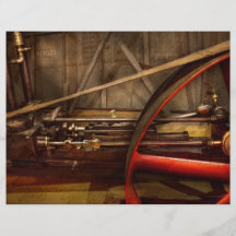 Steampunk - maskin - rullaarbetena flygblad designs