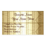 Steampunk mässingsPlate Metall-verkställer visitko