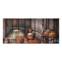 Steampunk - privat spritfabrik personliga rack kort