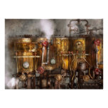 Steampunk - rörmokeri - Distilation apparatur Unika Inbjudningar