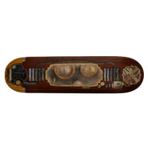 Steampunk - rörmokeri - mått framgång skate board deck
