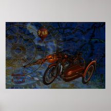 Steampunk rotation posters