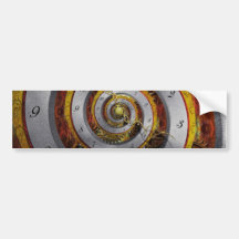 Steampunk - spiral - oändlig tid bildekaler