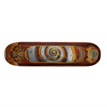 Steampunk - spiral - oändlig tid skate board deck