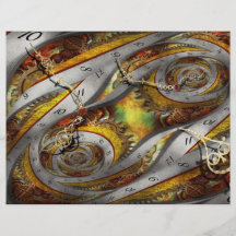 Steampunk - spiral - utrymmetidoavbruten följd personliga flygblad